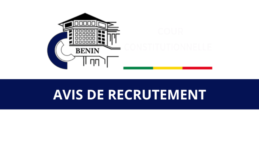 Recrutement délégués cour constitutionnelle