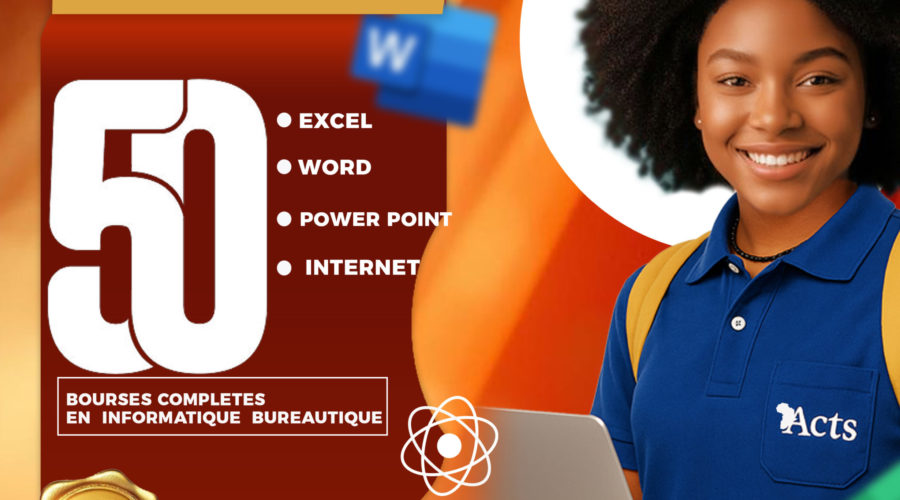 50 bourses de formation gratuite en informatique et secrétariat bureautique