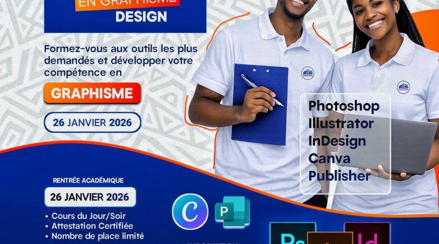 FORMATION EN GRAPHISME AVEC LE CENTRE DE FORMATION EL SABAOTH