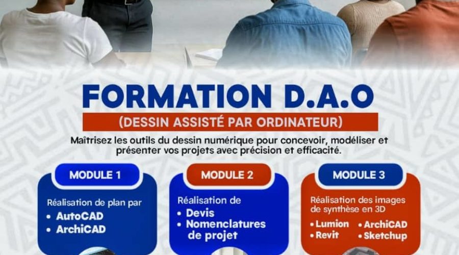 FORMATION D.A.O ( Dessin Assisté par Ordinateur )