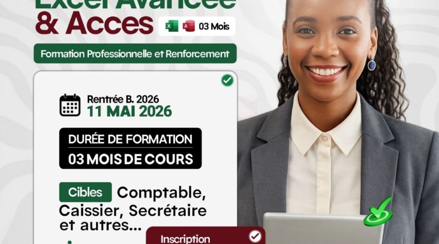 Formation Excel Avancé et Acess en 3 Mois