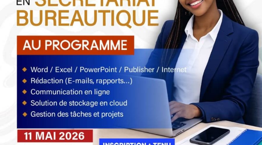 Formation Professionnelle en Secrétariat Bureautique avec le Centre de Formation EL SABAOTH