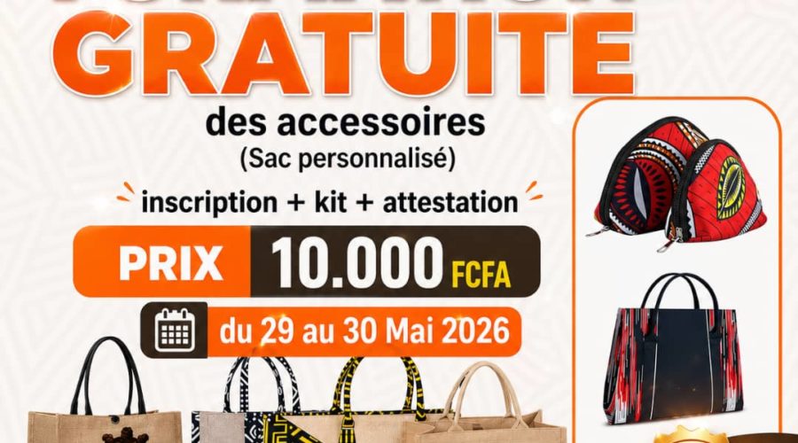 FORMATION PRATIQUE EN CONFECTION D’ACCESSOIRES