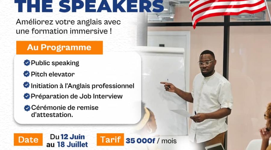 Rejoignez la MASTERCLASS THE SPEAKERS et transformez votre anglais en un veritable outil de communication !