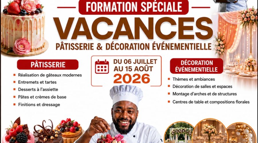 FORMATIONS SPÉCIALE VACANCES EN PÂTISSERIE OU DÉCORATION ÉVÉNEMENTIELLE AVEC CPET “MÈRE POULARD”